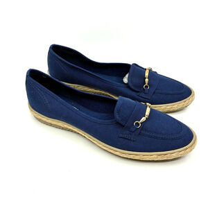 Grasshoppers by Keds slip-on‎ espadrilles Size 7.5 M blue canvas shoes